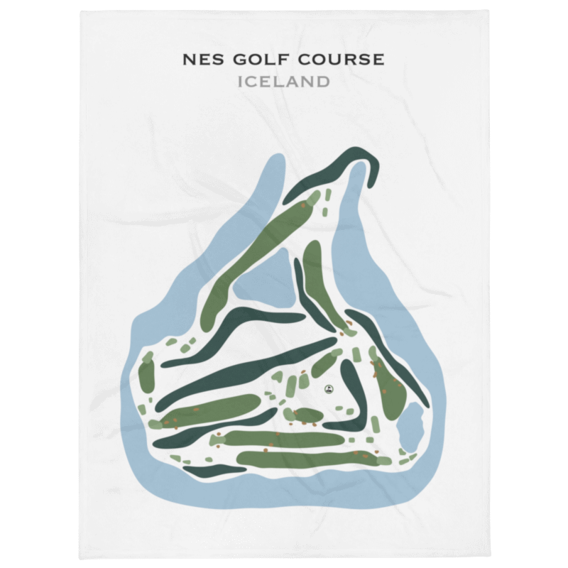 Nes Golf Course, Iceland - Printed Golf Courses