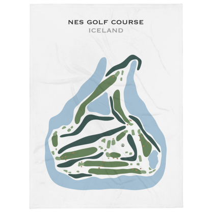 Nes Golf Course, Iceland - Printed Golf Courses