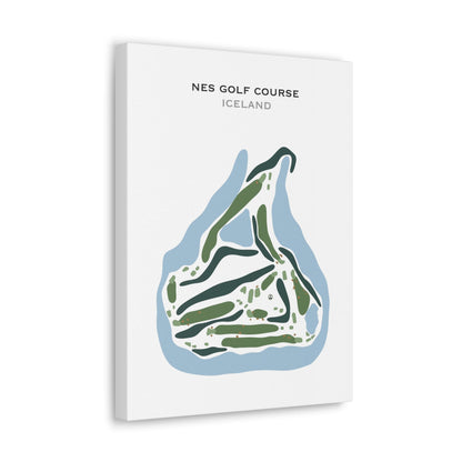 Nes Golf Course, Iceland - Printed Golf Courses
