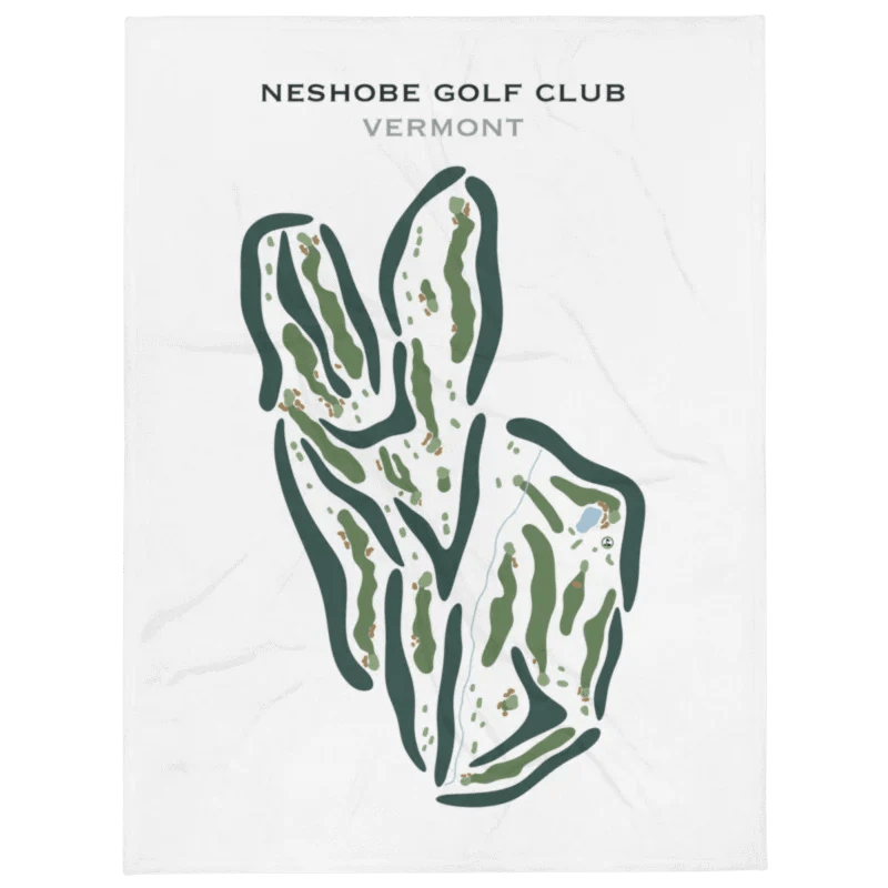 Neshobe Golf Club, Vermont - Printed Golf Course