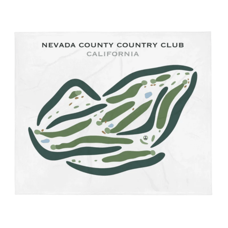 Nevada County Country Club, California - Printed Golf Courses