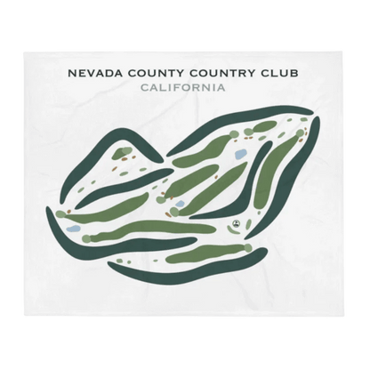 Nevada County Country Club, California - Printed Golf Courses