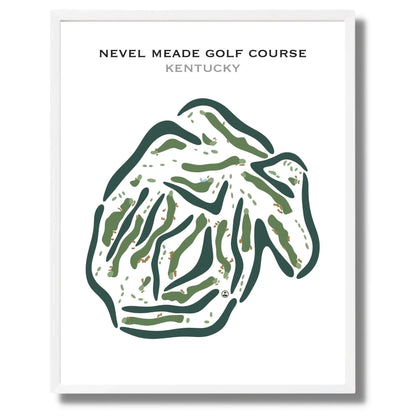 Nevel Meade Golf Course, Kentucky - Printed Golf Courses