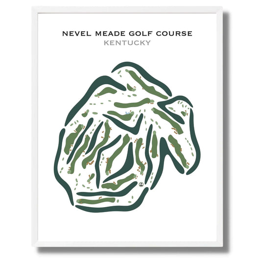 Nevel Meade Golf Course, Kentucky - Printed Golf Courses