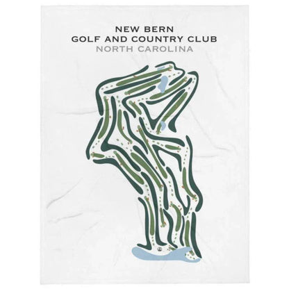 New Bern Golf & Country Club, North Carolina - Printed Golf Courses