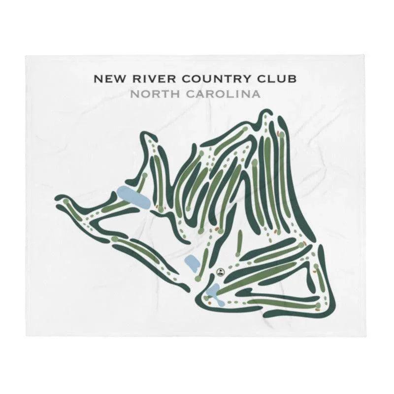 New River Country Club, North Carolina - Printed Golf Courses