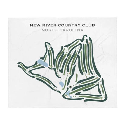 New River Country Club, North Carolina - Printed Golf Courses