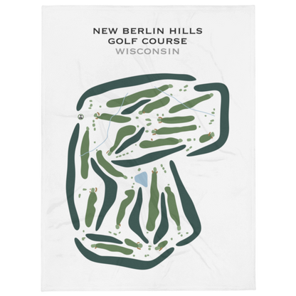 New Berlin Hills Golf Course, Wisconsin - Printed Golf Courses