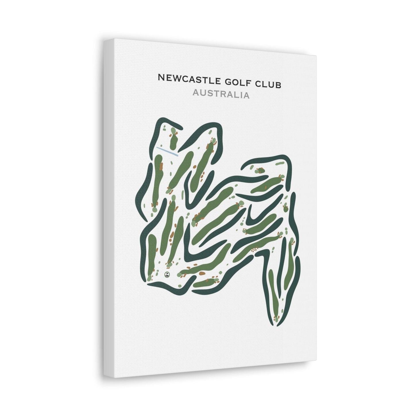 Newcastle Golf Club, Australia - Printed Golf Courses