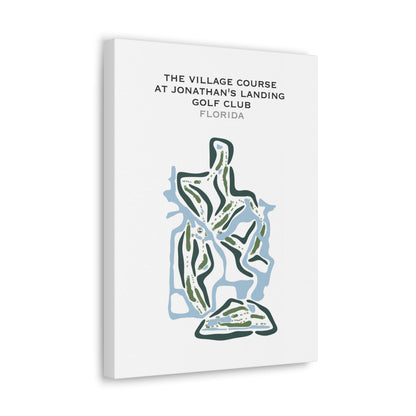 The New Village Course at Jonathan's Landing Golf Club, Florida - Printed Golf Courses