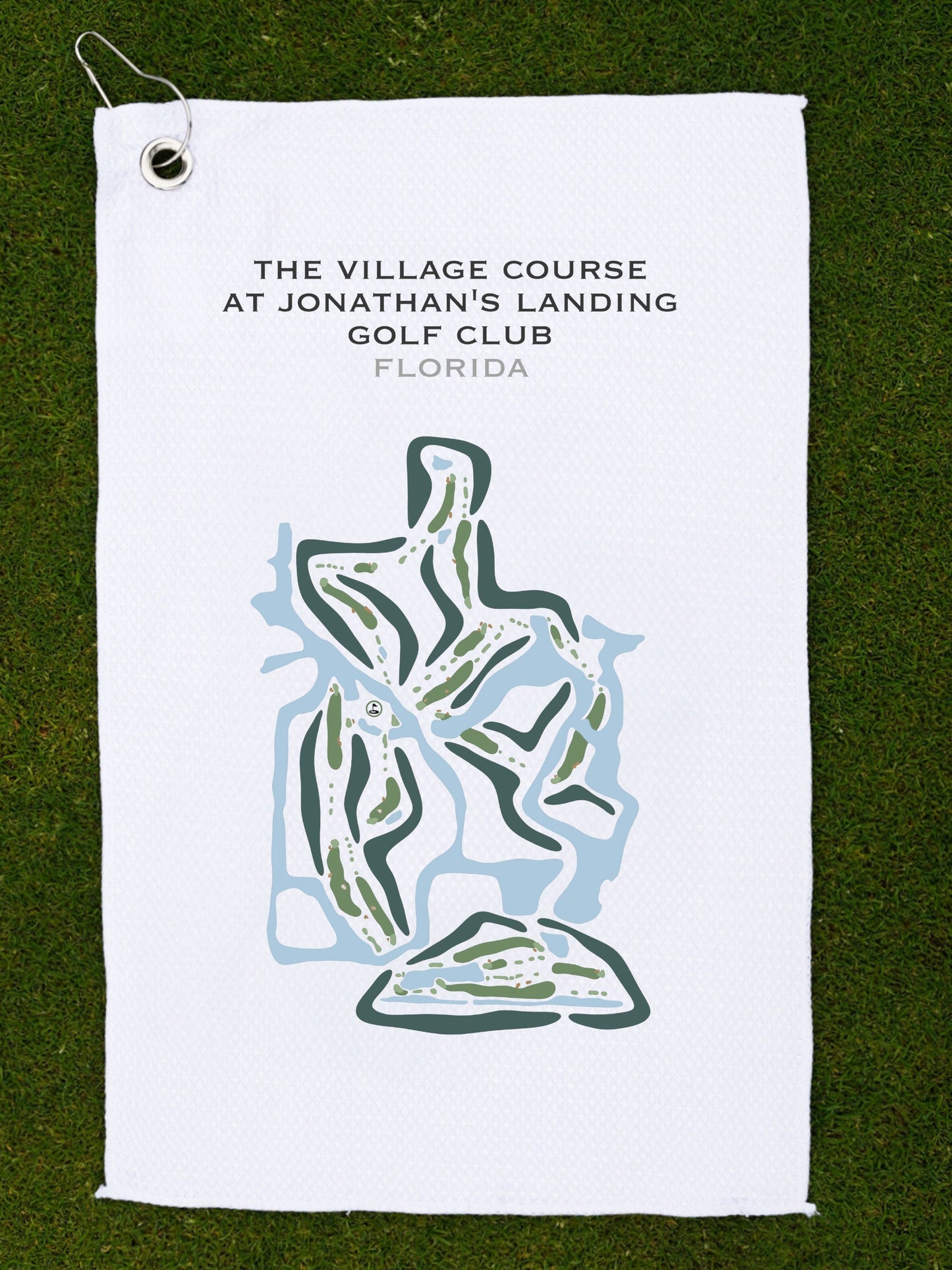 The New Village Course at Jonathan's Landing Golf Club, Florida - Printed Golf Courses