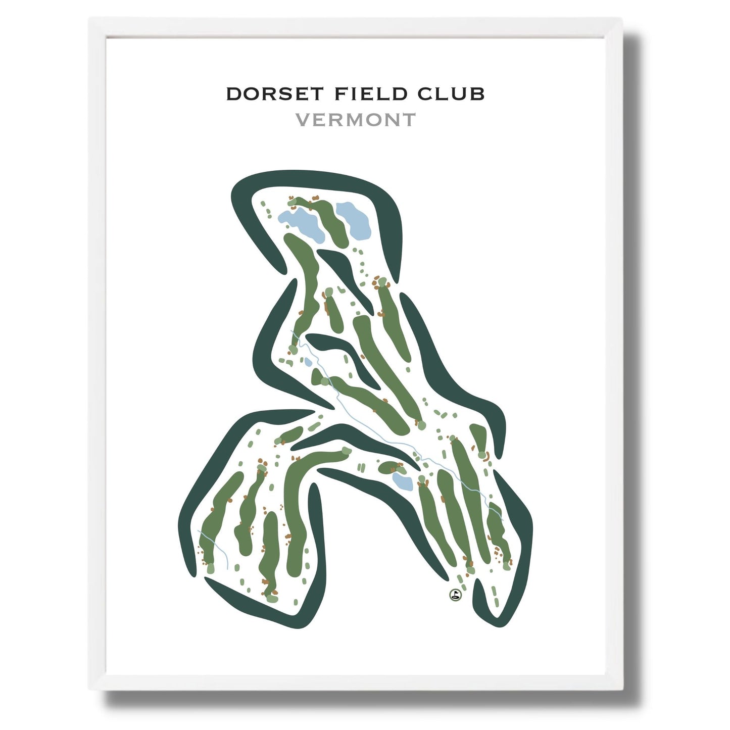 NEW Dorset Field Club, Vermont - Printed Golf Courses