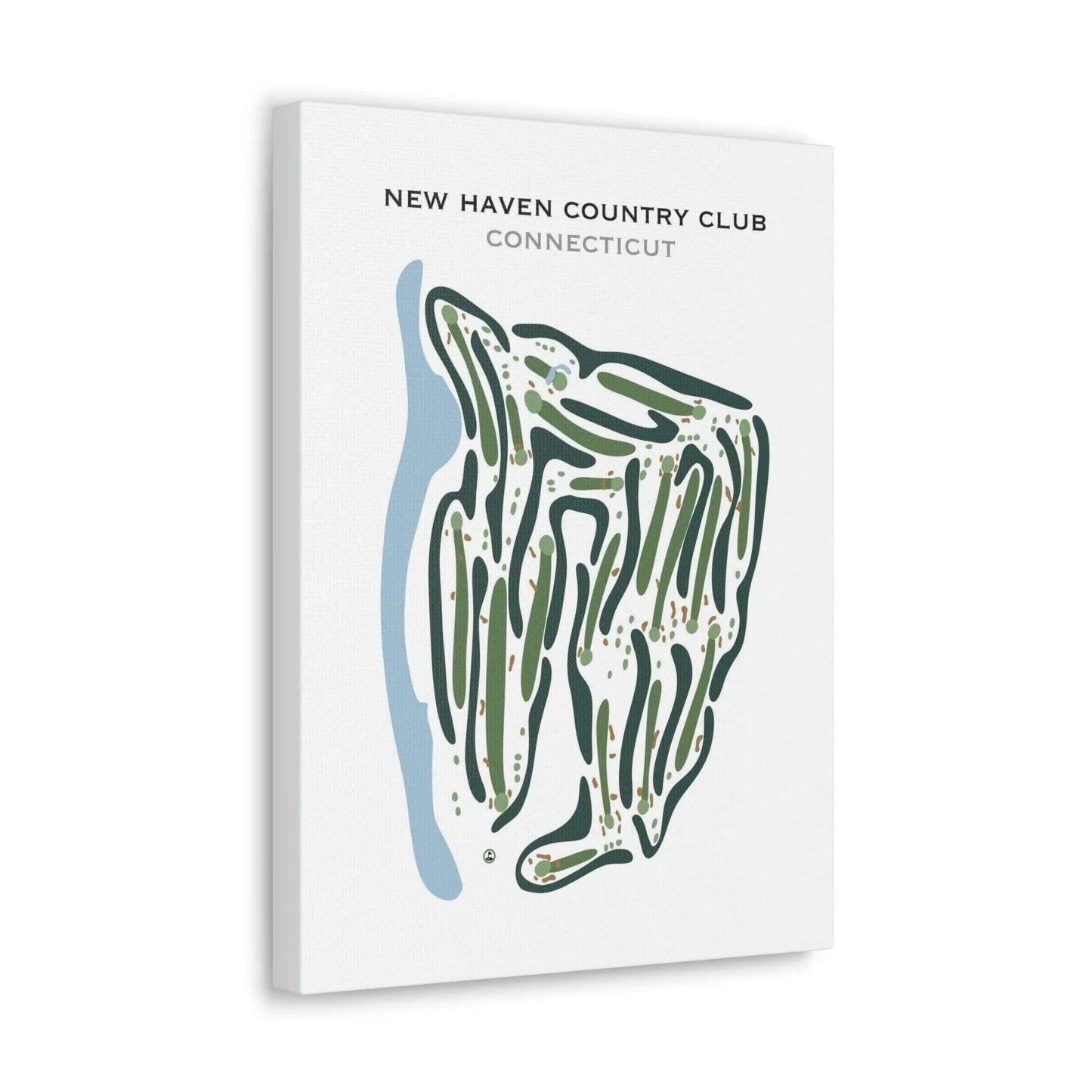New Haven Country Club, Connecticut - Printed Golf Courses