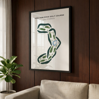 New Horizons Golf Course, California - Printed Golf Courses