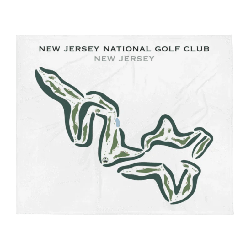 New Jersey National Golf Club, New Jersey - Printed Golf Courses