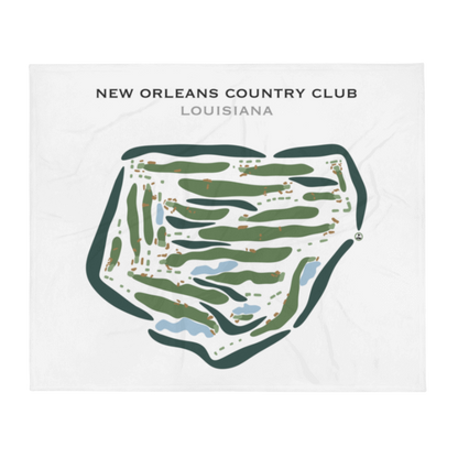 New Orleans Country Club, Louisiana - Printed Golf Courses