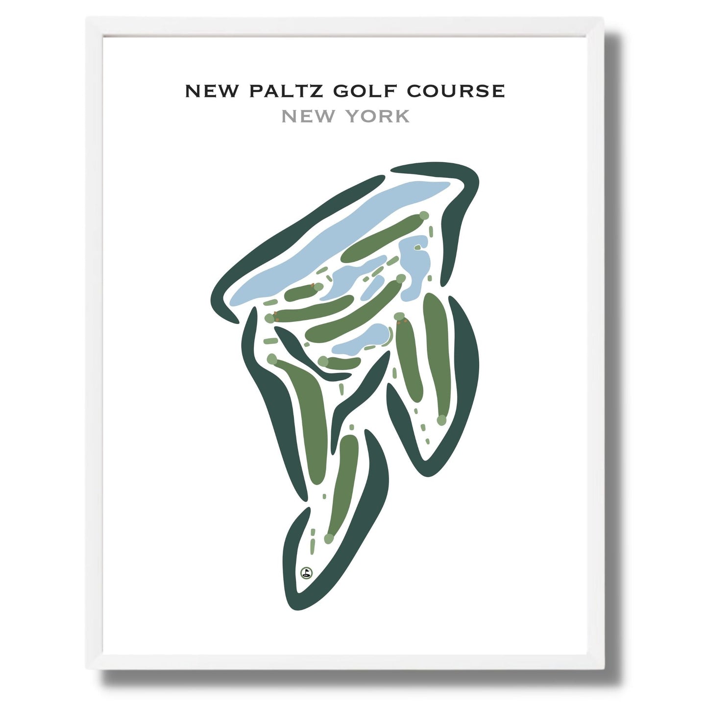 New Paltz Golf Course, New York - Printed Golf Courses