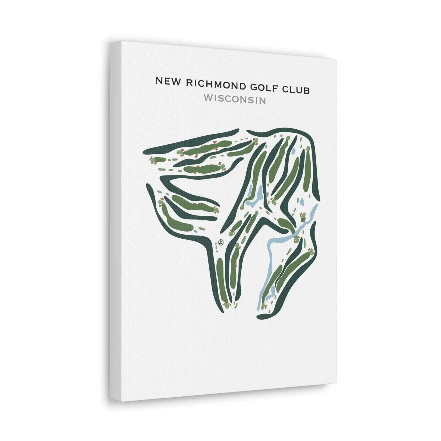 New Richmond Golf Club, Wisconsin - Printed Golf Courses