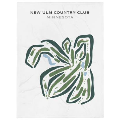 New Ulm Country Club, Minnesota - Printed Golf Courses