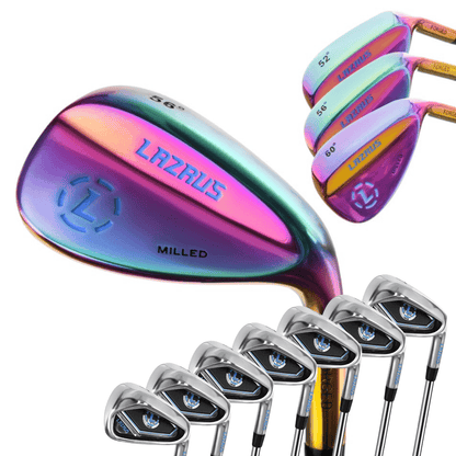 Lazrus Golf Wedges Set or Individual - Forged 50, 54, 58 | Gap, Sand, Lob Wedge (Right Hand)