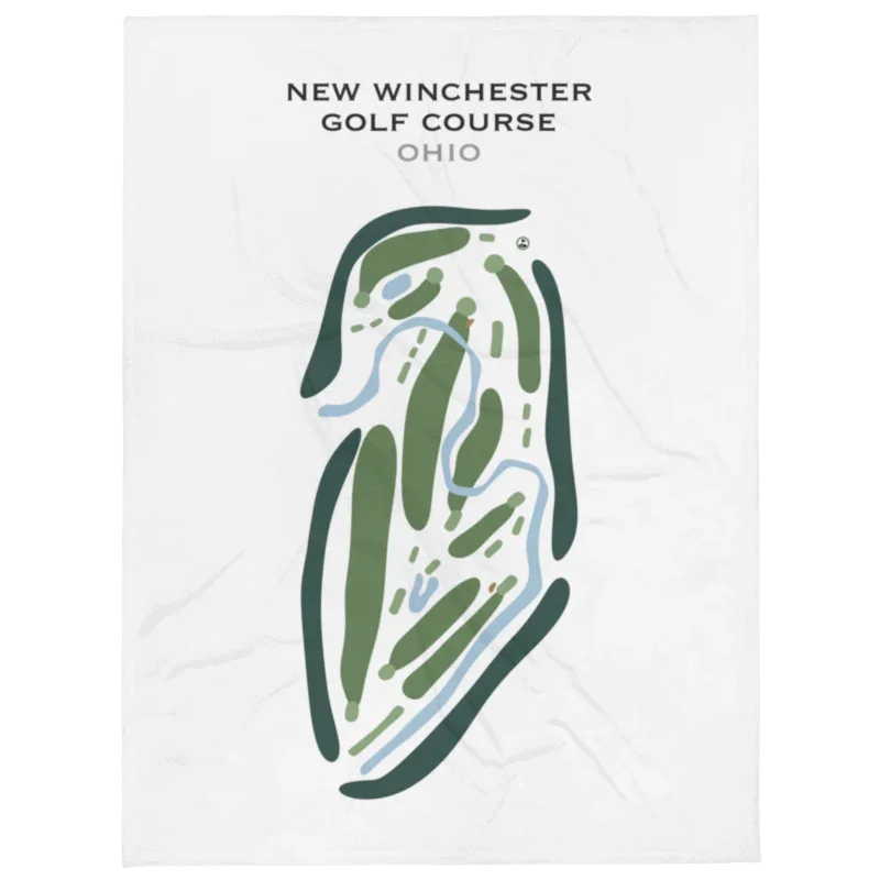 New Winchester Golf Course, Ohio - Printed Golf Course