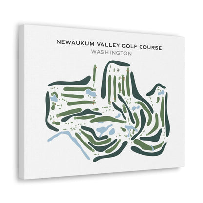 Newaukum Valley Golf Course, Washington - Printed Golf Course