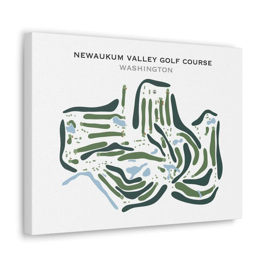 Newaukum Valley Golf Course, Washington - Printed Golf Course