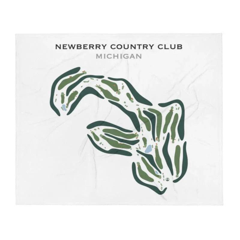 Newberry Country Club, Michigan - Printed Golf Course