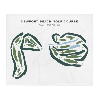 Newport Beach Golf Course, California - Printed Golf Courses