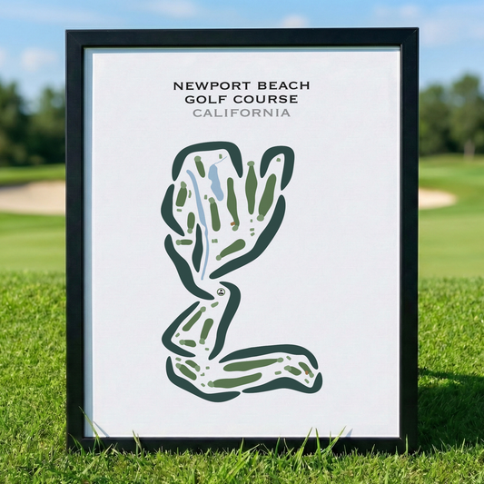 Newport Beach Golf Course, California - Printed Golf Courses
