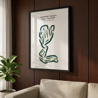 Newport Beach Golf Course, California - Printed Golf Courses