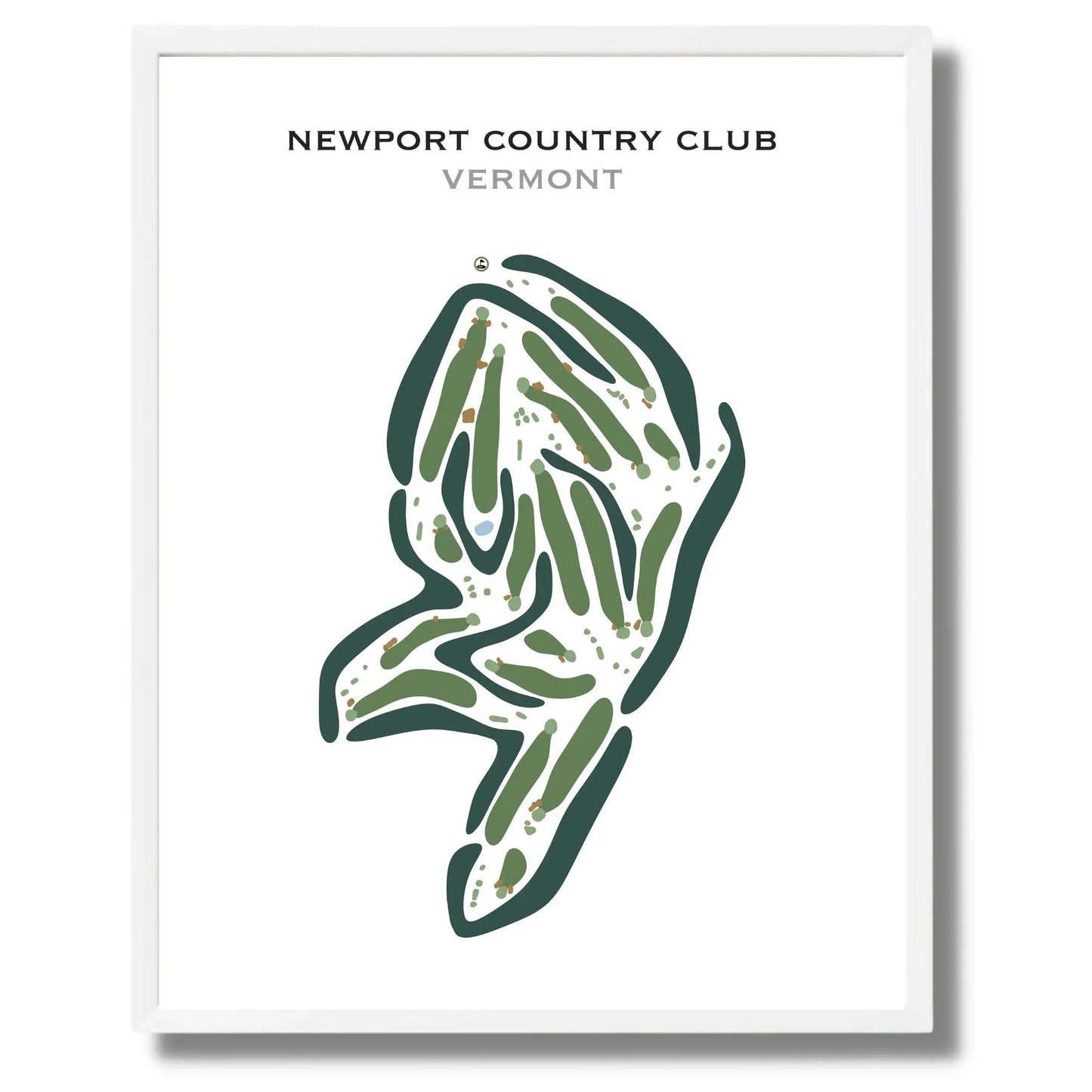 Newport Country Club, Vermont - Printed Golf Courses