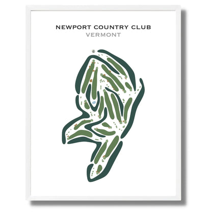 Newport Country Club, Vermont - Printed Golf Courses