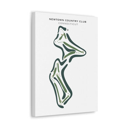Newtown Country Club, Connecticut - Printed Golf Courses