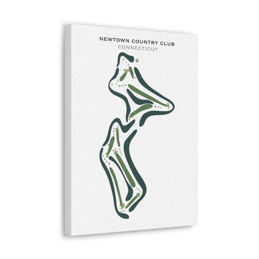 Newtown Country Club, Connecticut - Printed Golf Courses