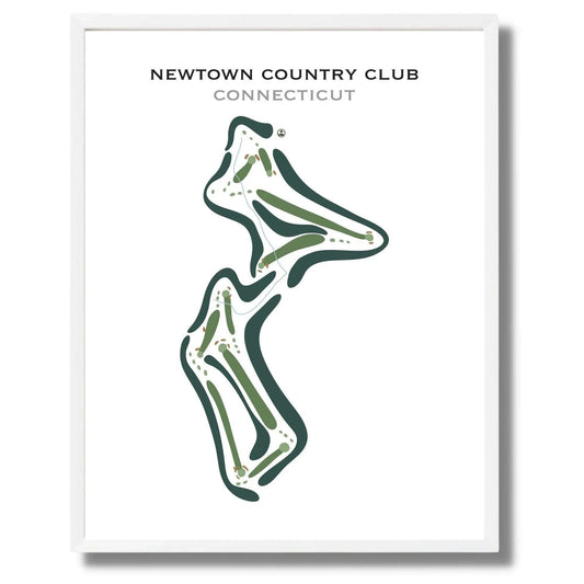 Newtown Country Club, Connecticut - Printed Golf Courses