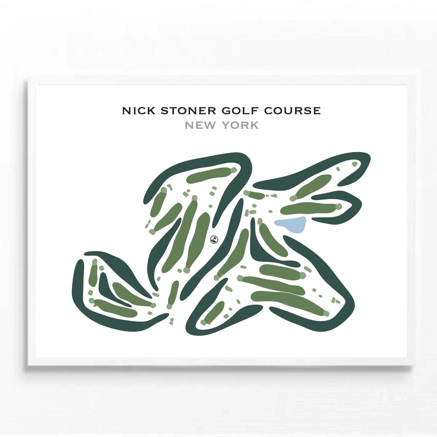 Nick Stoner Golf Course, New York - Printed Golf Courses