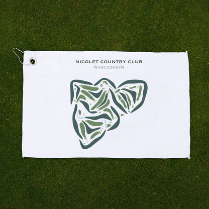 Nicolet Country Club, Wisconsin - Printed Golf Courses