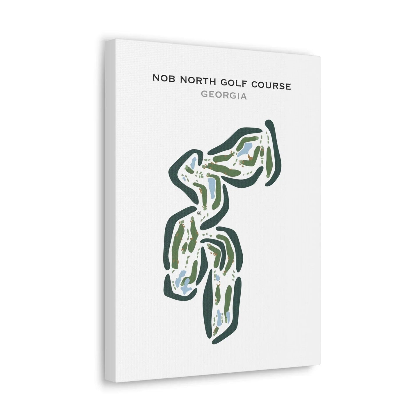 Nob North Golf Course, Georgia - Printed Golf Course