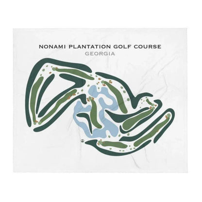 Nonami Plantation Golf Course, Georgia - Printed Golf Courses