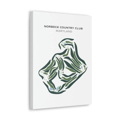 Norbeck Country Club, Maryland - Printed Golf Courses