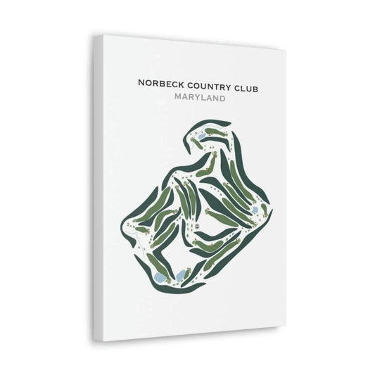 Norbeck Country Club, Maryland - Printed Golf Courses