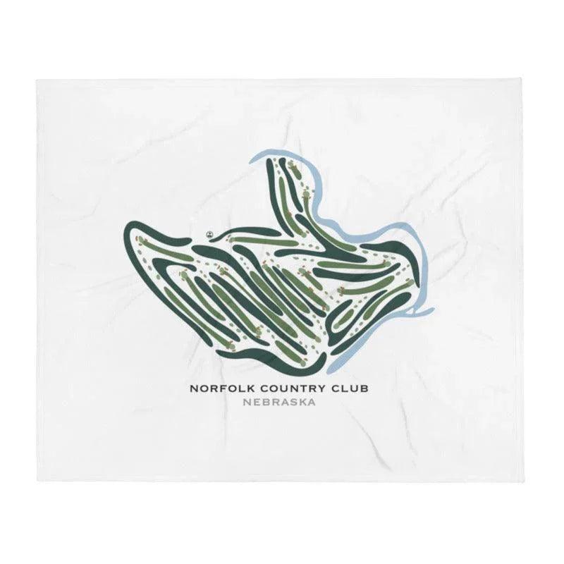 Norfolk Country Club, Nebraska - Printed Golf Courses