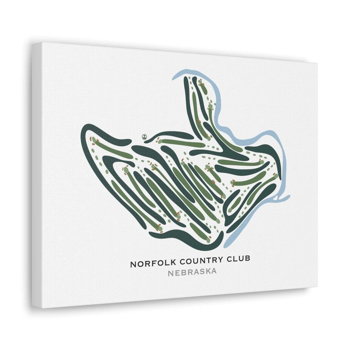 Norfolk Country Club, Nebraska - Printed Golf Courses
