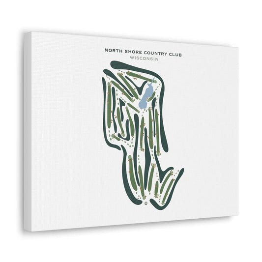 North Shore Country Club, Wisconsin - Printed Golf Courses