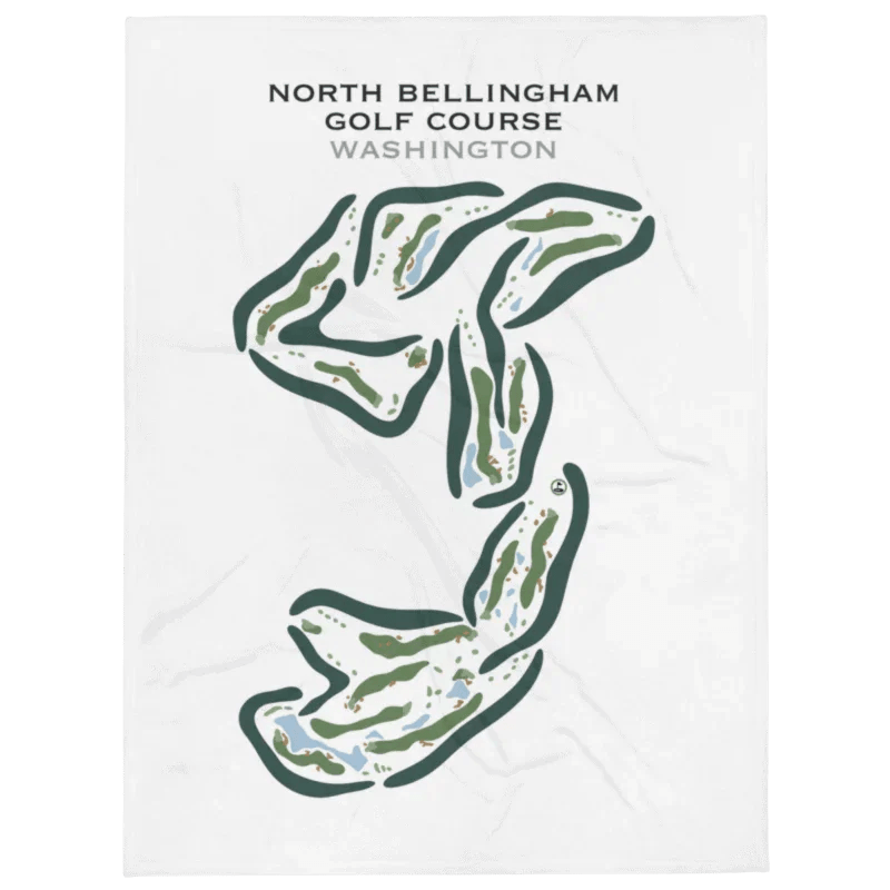 North Bellingham Golf Course, Washington State - Printed Golf Courses