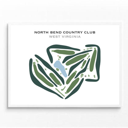 North Bend Golf Course, West Virginia - Printed Golf Courses