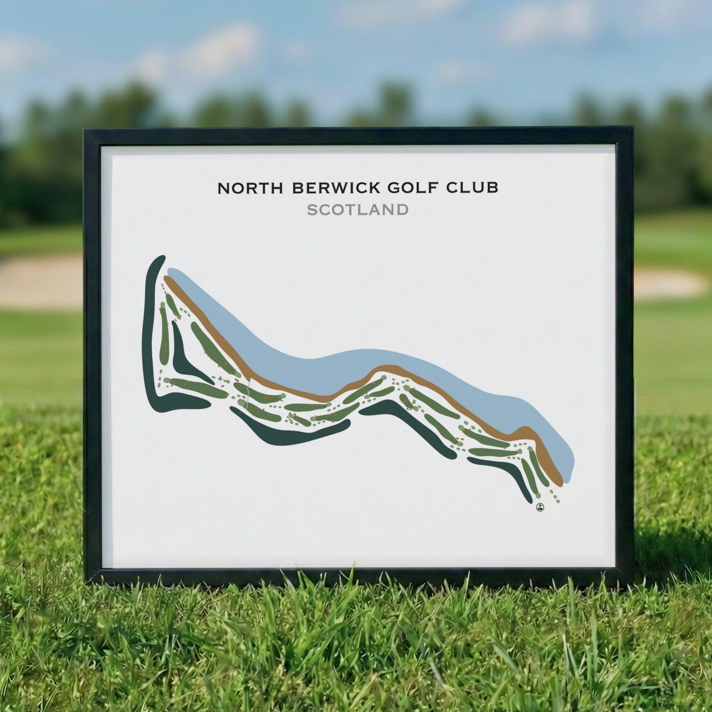 North Berwick Golf Club, Scotland - Printed Golf Courses