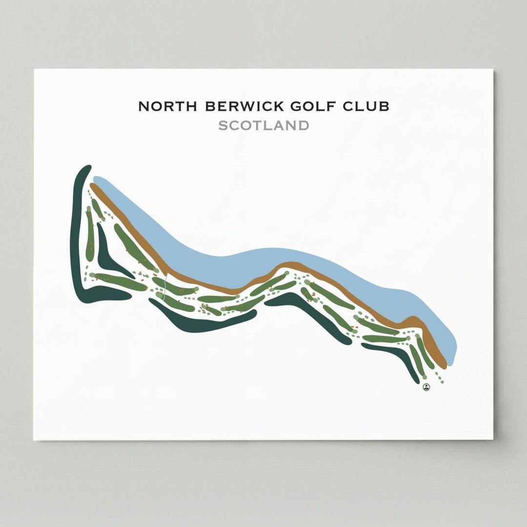 North Berwick Golf Club, Scotland - Printed Golf Courses