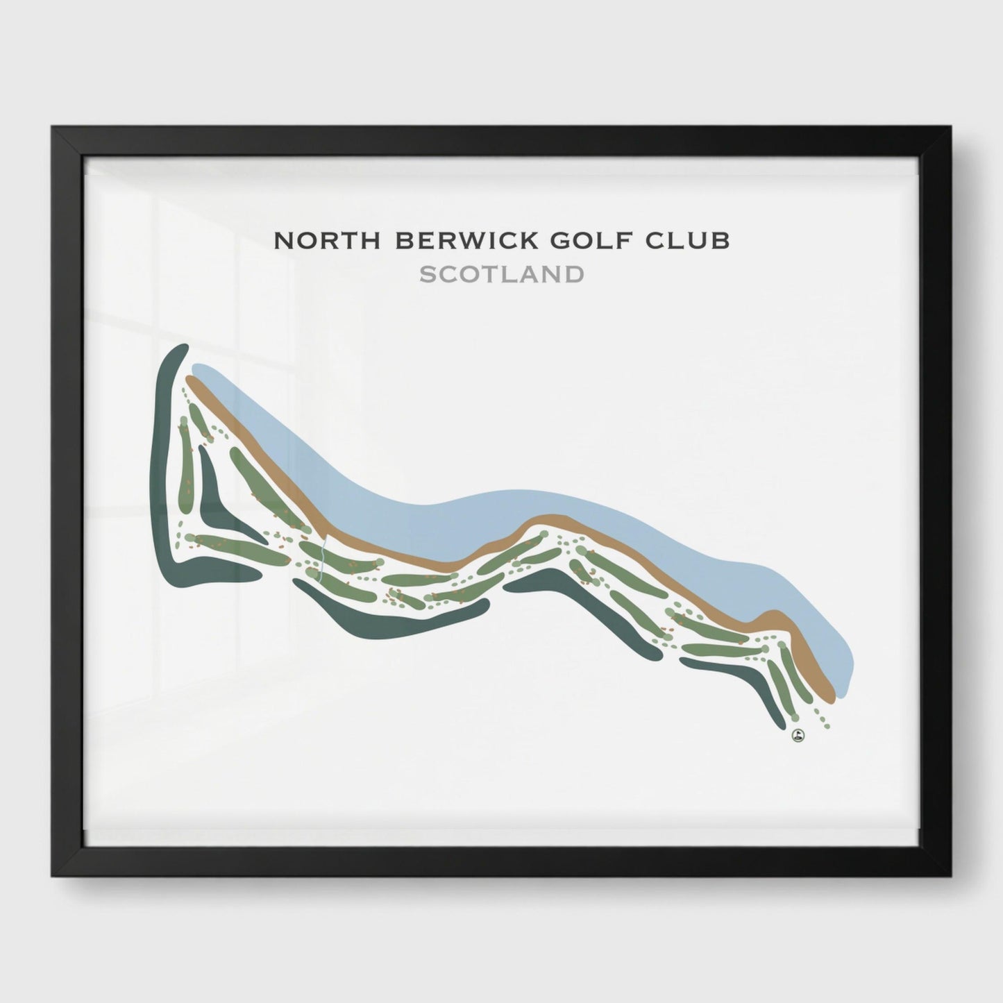 North Berwick Golf Club, Scotland - Printed Golf Courses
